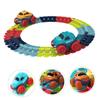 HEANUJJ Electric Rail Car with LED Lights and 46pcs Track Accessories for DIY Assembly, Boys and Interactive Rail for Home Play and Learning view 4