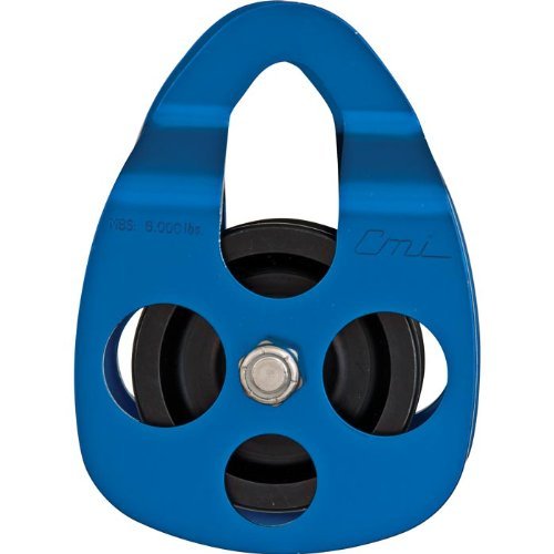 2.38 Al Sides Bearing Pulley - Blue