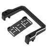 1/10 RC Car Front Bumper Anti Collision Bar, Aluminium Alloy RC Front Bumper with Winch Base, High Detail Simulation for SCX10 90046 90047 AXIAL 103007 1/10 RC Climbing Car, Durabl (Black) view 3