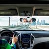 Beaupretty Car Rearview Mirror with Strong Suction Cup, Blue Anti-Glare Glass for Back Seat Observation, Automotive Interior Mirror for Safety and Driver Monitoring view 4