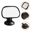 Abaodam Car Mirror for Backseat Suction Cup, Wide-Angle Rearview Mirror Shatterproof Film for Vehicle Interior Observation view 4