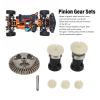 12T 24T 38T Motor Driving Gear Differential Gear Combo Set, Pinion Gear Sets for ZD Racing 1/16 RC Car, High Performance RC Motor Gear Shaft with 38T 24T 12T Gears, Durable Plastic view 2