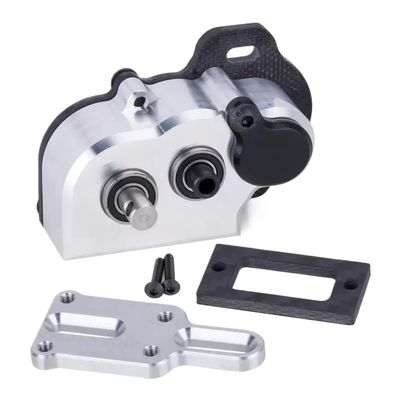 48Pitch Ultralight Portal Transmission Tiny Gearbox with Slipper Pad Compatible with 1/10 Chassis Cheater Rigs III AR45 Axle