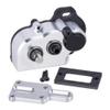 48Pitch Ultralight Portal Transmission Tiny Gearbox with Slipper Pad Compatible with 1/10 Chassis Cheater Rigs III AR45 Axle view 1