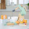 Fun Express 9 1/2" Pretend Play Wood Mixer Kitchen Play Set - 11 Pieces view 2