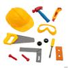 Fun Express 19 3/4" x 16 3/4" Plastic Repairman Tools & Hard Hat Play Set view 1