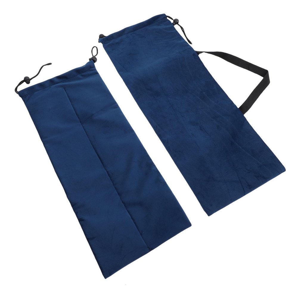 Alomejor Mahjong Rack Bag, Mahjong Accessory with 4 Separate Slots and Drawstring Closure, for Storage Tiles Racks Dice Scoreboards
