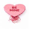Valentine's Day Heart Piata, Heart Design, Pink Blue Green Purple, 16 x 16 x 4 Inches, Party Decoration with BE MINE, LOVE YOU, TRUE LOVE, HUG ME or Custom Messages (Pink) view 1