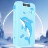 Yunseity Kids Smart Phone, Blue Dolphin Phone, 48MP, 1080P HD Camera, 2.8 Inch 180 Flip Lens, Games Music Player, for Daily Use view 4