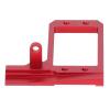 1/10 RC Servo Mount Low Center for Phoenix F10 VP, Aluminum Alloy 4 Link Adapter, Precise Control Upgrade with Enhanced Durability, Optimized Design for Improved Stability and High (Red) view 2