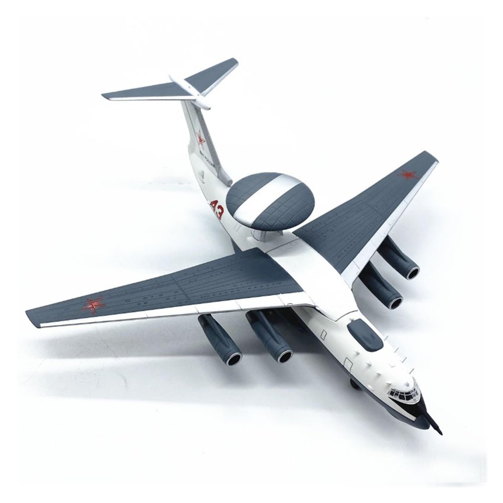 ZFQSEXTWT 1 200 Scale for Russian A-50M Early Warning Aircraft A50 Model Toy Static Finished Product Collection Gift Ornaments Hobby Playgame Kit