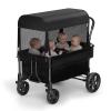 Fldofaves Wagon Stroller for Kids, 4-Seat Kid Wagon for Toddlers, Multi-Child Baby Wagon Stroller, Heavy-Duty Kids Wagon with Canopy, Large Foldable Toddler Stroller Wagon for Outdoor Travel view 1