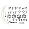 SAMNACXK RC Car Parts Compatible with ROVAN for ROFUN RF5 F5 MCD XS5 1/5 RC Car Upgrade Parts Accessories Four Wheel Hydraulic Disc Brake Set view 1