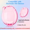 Fukaisu Protective Cover Case for Handheld Electronic Pet Devices, Shockproof Hard PC Cover Portable Transparent Storage Case Essential Accessories for Virtual Pet Game (Pink) view 3