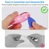 Fukaisu Protective Cover Case for Handheld Electronic Pet Devices, Shockproof Hard PC Cover Portable Transparent Storage Case Essential Accessories for Virtual Pet Game (Pink) view 4