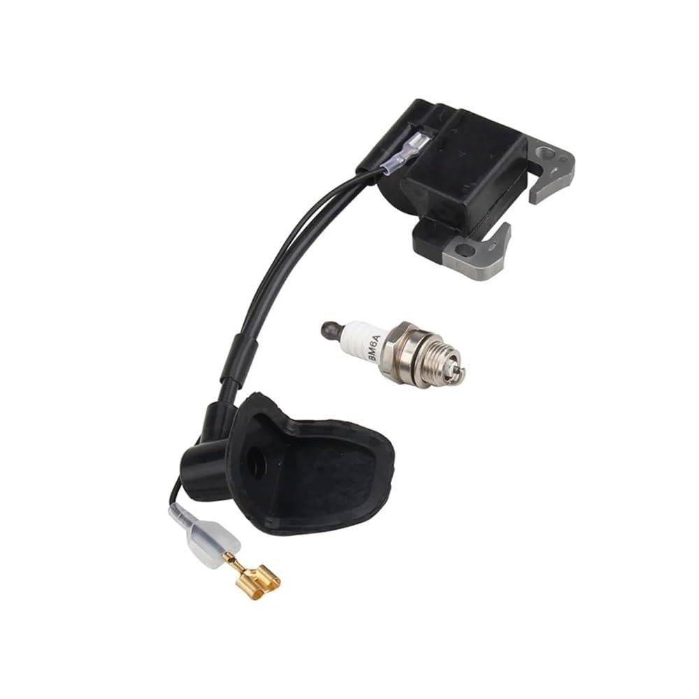 Fit for 43cc 47cc 49cc 2 Stroke Engine Part with Spark Plug(Spark Plug Coilblack)