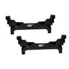 Metal Front and Rear Girder Supporter Compatible with FMS 1/18 FCX18 LC80(Black Shock Bracket) view 1