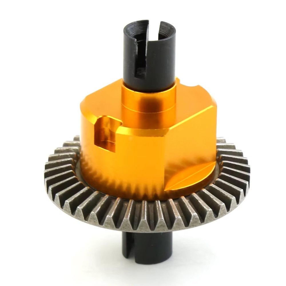 RC Toys For Hsp 94106 94107 94108 94111 94122 94123 94166 94177 94188 1/10 Metal Differential 02024 RC Car Upgrade Parts(Yellow)