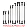 APOJHGF 313MM 324mm Wheelbase Stainless Steel Link Plastic Rod End for 1 10 Scale RC Crawler Car Compatible with Various Models Unassembled TRX6 Parts(for TRX6 G63) view 2