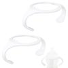 2pcs Baby Bottle Handles for Tommee Tippee, Ergonomic Non Slip Grip Easy BPA Hands Free Replacement Gripper Holder for Newborn Bottles Accessories Part view 1