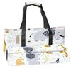 3 Pcs Empty Mahjong Bag Set Seamless cute animals lion cub leopard giraffe elephant koala white Soft American Mahjong Tile Carrying Case Rack and Pushers Bags Game Night Accessories Gifts for Women view 1