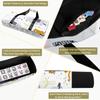 3 Pcs Empty Mahjong Bag Set Seamless cute animals lion cub leopard giraffe elephant koala white Soft American Mahjong Tile Carrying Case Rack and Pushers Bags Game Night Accessories Gifts for Women view 4