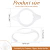 3pcs Baby Bottle Handles for Tommee Tippee, BPA-Free Ergonomic Non-Slip Bottle Holder Replacement Parts for Newborn Feeding (White) view 2