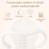 3pcs Baby Bottle Handles for Tommee Tippee, BPA-Free Ergonomic Non-Slip Bottle Holder Replacement Parts for Newborn Feeding (White) view 4