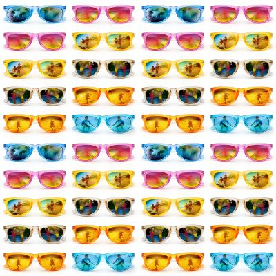 24 Pack Kids Sunglasses Bulk Party Favors, Neon Sunglasses with UV400 Protection for Kids Age 3-8,Great Gift for Birthday Graduation Party Supplies Party, Beach, PoolBoys Girls Goody Bag Stuffers