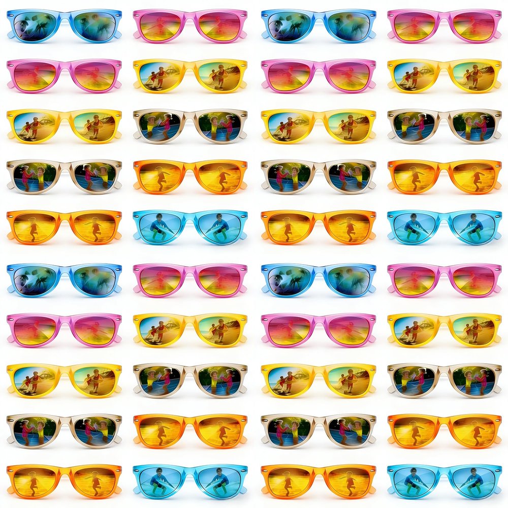 24 Pack Kids Sunglasses Bulk Party Favors, Neon Sunglasses with UV400 Protection for Kids Age 3-8,Great Gift for Birthday Graduation Party Supplies Party, Beach, PoolBoys Girls Goody Bag Stuffers