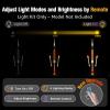 BrickSoul Advanced RC Light Kit for 42221 NASA Artemis Space Launch System Rocket Building Set | Upgraded Wireless ON/Off & Dimming & Zonal Lighting with Hidden Cable Tech(42221 Set NOT Included) view 3