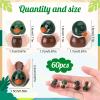 GGSTDDUP 60pcs Mallard Ducks Toy Figures, Tiny Mallard Ducks for Hiding, Miniature Duck Figurines, Novelty Party Favors Gift Decoration (4 Styles) view 2