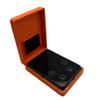 Magnetic Lid Storage Case for RG477V Handheld Game Console 3D Printing Solid Durable Anti-scratches Protective Box Accessories with Screen Flocked Pad (Translucent Blue) view 4