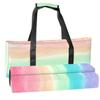 3 Pcs Empty Mahjong Bag Set Rainbow Pastels Watercolor Rainbow watercolor brush stroke stripes Soft American Mahjong Tile Carrying Case Rack and Pushers Bags Game Night Accessories Gifts for Women view 1