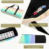 3 Pcs Empty Mahjong Bag Set Rainbow Pastels Watercolor Rainbow watercolor brush stroke stripes Soft American Mahjong Tile Carrying Case Rack and Pushers Bags Game Night Accessories Gifts for Women view 4