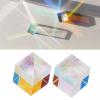 Gavigain Optical Crystal Photography Prism Set Mini Fantastic Refraction Smoothing for Physics Teaching, Rainbow Maker for Refracted Light Spectrum, Optical Triangular Prism Props view 4