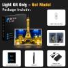 BrickSoul Upgrade Light Kit for 21064 Paris  City of Love Building Set | with ON/Off & Dimmer Switch & Hidden Cable Tech | Easy Install Lighting Set (21064 Set NOT Included) view 2