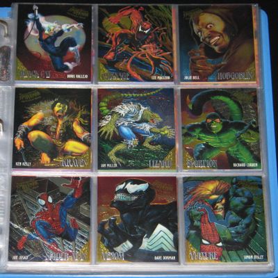 1995 Fleer Ultra Spider-Man Golden Web Insert Set of 9 Cards NM/M Marvel
