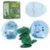 Dinosaur Egg Hatching Toy, Rotate the Egg to Hatch a Walking Animal, Reusable Clockwork Fun Animal Toy for Boys and Girls, Ideal Gift for Birthdays, Holidays, and Easter (Green Dinosaur) view 1