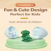 Dinosaur Egg Hatching Toy, Rotate the Egg to Hatch a Walking Animal, Reusable Clockwork Fun Animal Toy for Boys and Girls, Ideal Gift for Birthdays, Holidays, and Easter (Green Dinosaur) view 3