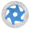 4PCS Universal Aluminum Alloy RC Car Brake Disc Metal Hex Adapter, 1/10 Remote Control Car Accessory, CNC Machined Lightweight Durable Brake Disc with Anodized Surface for RC Sport (Dark Blue) view 2