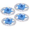4PCS Universal Aluminum Alloy RC Car Brake Disc Metal Hex Adapter, 1/10 Remote Control Car Accessory, CNC Machined Lightweight Durable Brake Disc with Anodized Surface for RC Sport (Dark Blue) view 4