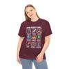 God Says I Am Christian Pixel Art Gamer Bible Verse Religious Faith Retro Video Game Mining Crafting Maroon view 2