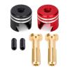 4Pcs RC Heatsink Bullet Plug Connectors & Grips for 1/10 RC Crawler Car Upgrade Parts (5mm) view 4