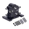 CNC Aluminum Dual Transmission Overdrive Gearbox Installable 2 Motors Compatible with 1/10 RC Crawler Cheater Rigs PRO Parts(Black) view 1