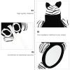 Abaodam Seat Rearview Mirror and Observation Mirror for Safety Zebra Pattern Shatterproof Backseat Car for Rear-facing Car Seats view 3