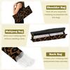 3 Pcs Empty Mahjong Bag Set Seamless leopard texture leopard fur leather print African animals Soft American Mahjong Tile Carrying Case Rack and Pushers Bags Game Night Accessories Gifts for Women view 3