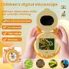 1000X Handheld Microscope Camera for Kids, Pocket Microscope with 2" IPS HD Screen, Portable Edu Science Kits for Boys Girls Age 4-6 8-12 Children Students view 2