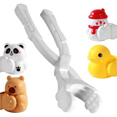 Cartoon Snow Toy, Ice Mold Tool Maker, Winter Outdoor Activity Accessory for Kids and Adults, Food-Grade Material Safe and Durable, Snow Toy with Fun Design, Home Party Favors School Use