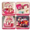 Pet House Playset, Magnetic Interactive Toys with Lights & Sounds for Toddlers Ages 3+, 17PCS Pet Care Role Play Set with Portable Handle - Educational Gifts for Kids Boys Girls view 3